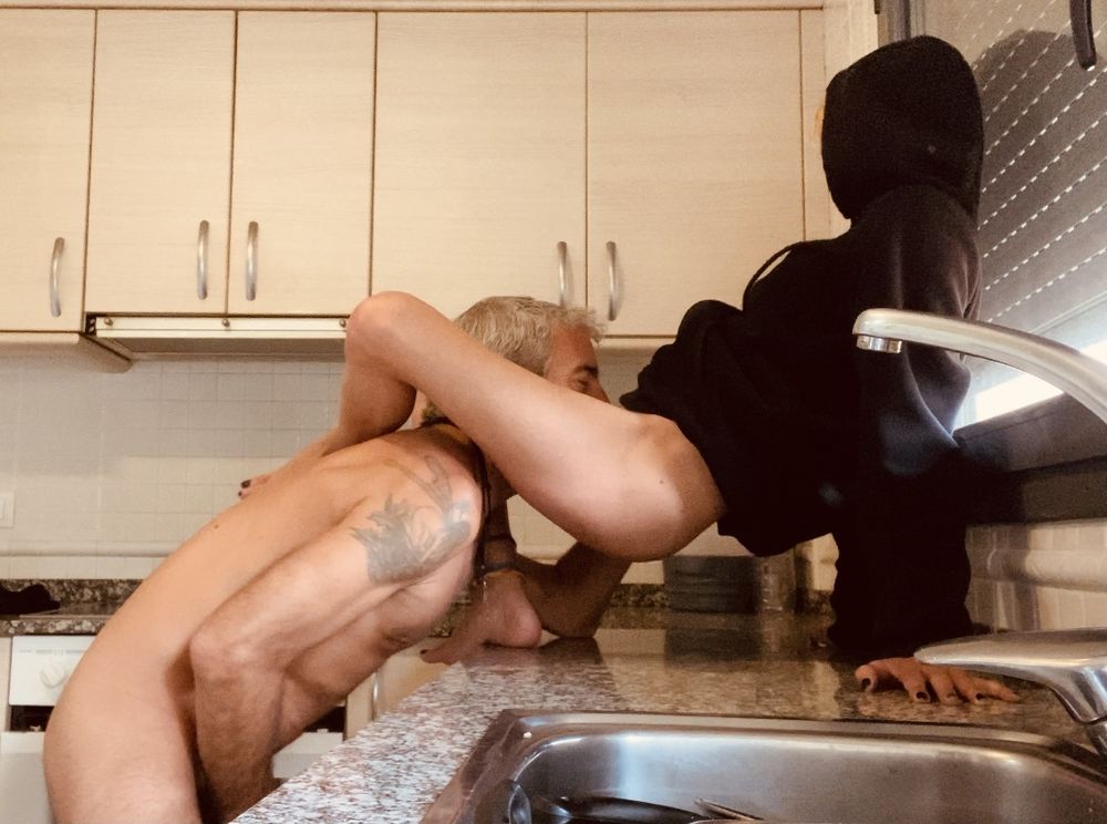 LITTLE BLACK HOOD FUCKING IN HER KITCHEN #31