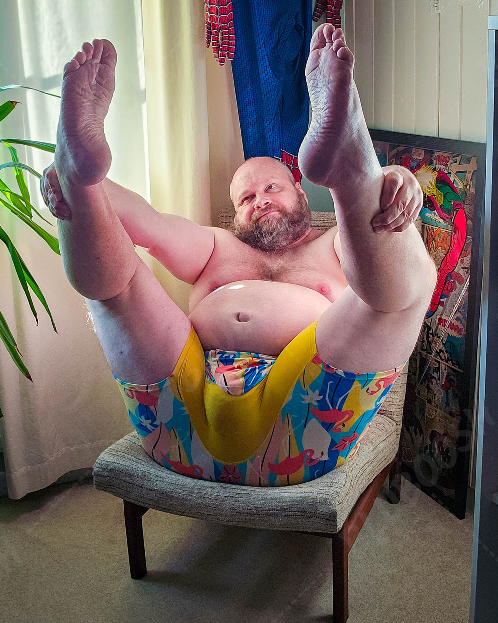 Fun Nude Fat Bear #3