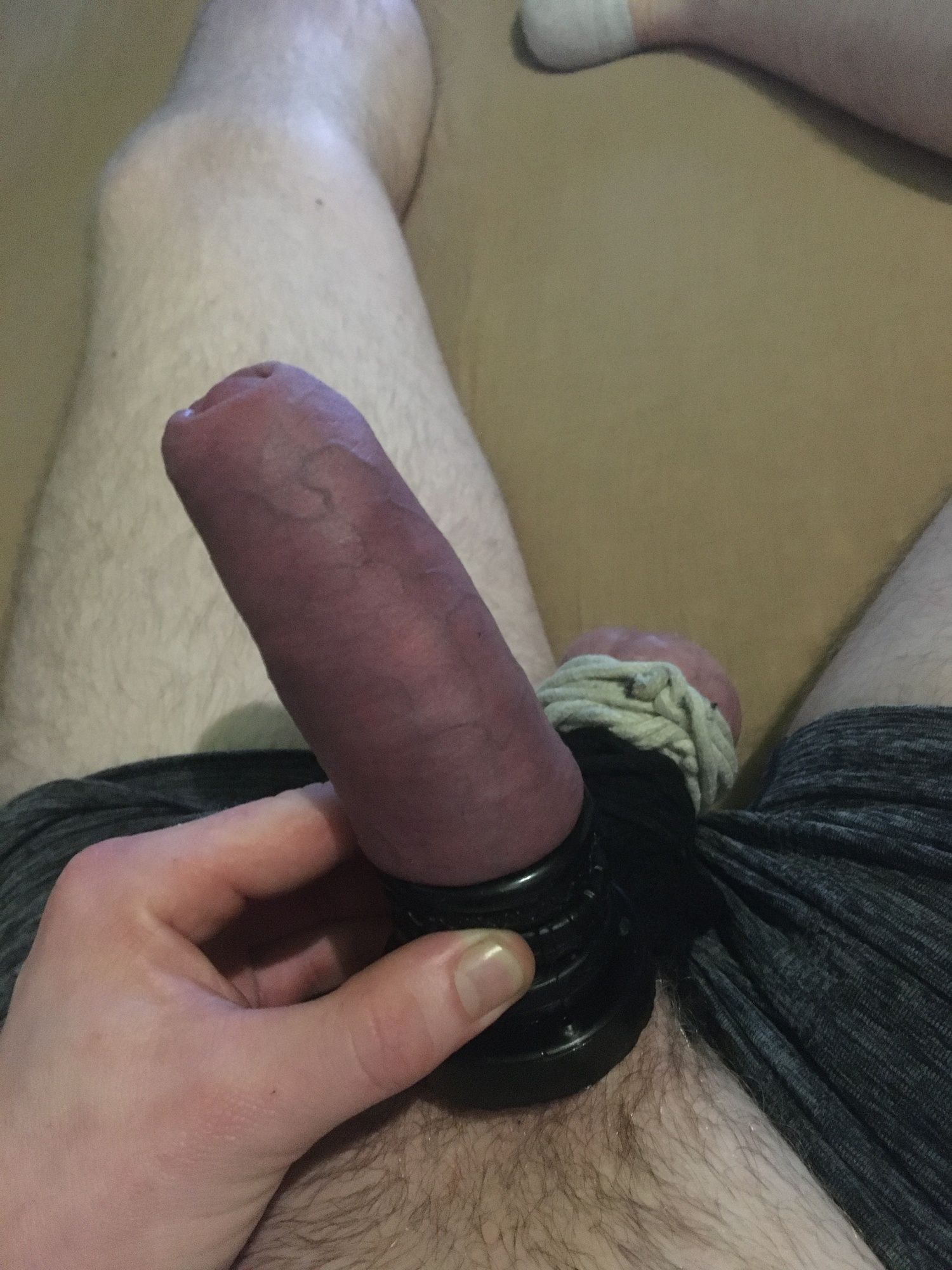 Balls Bound And Cock With Cockrings #2