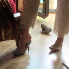 new wedding shoes of Cinderella