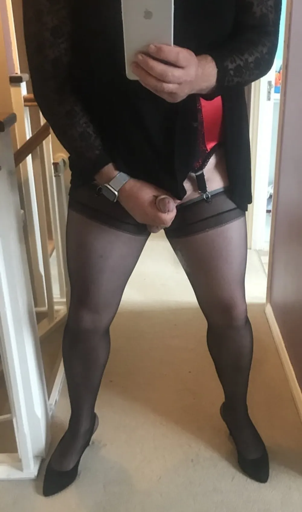 Black stockings #9