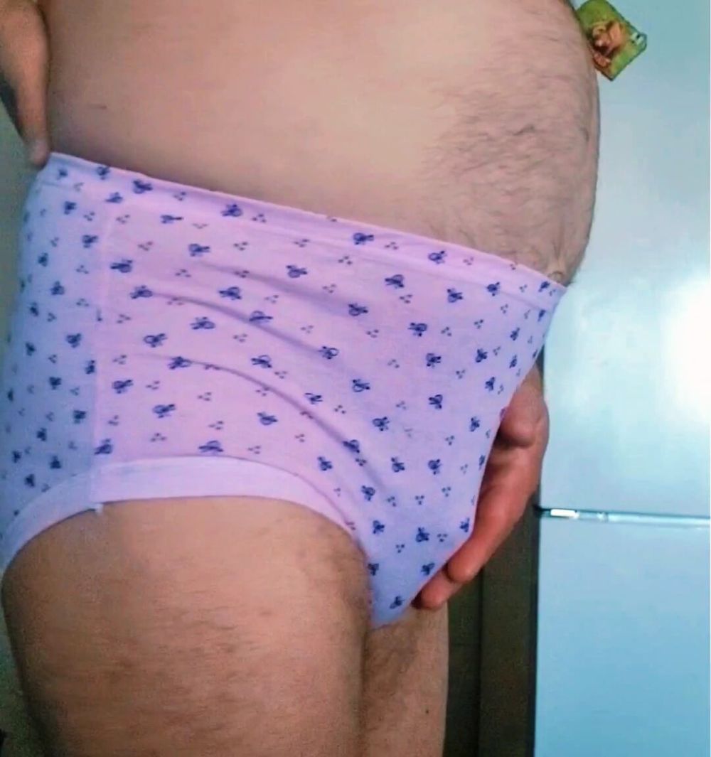 Cotton panties with colorful print from my collection. #14