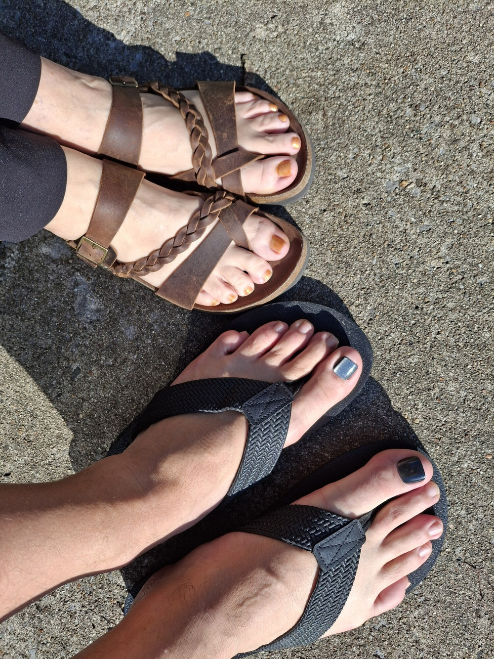 Showing off our painted toes #2