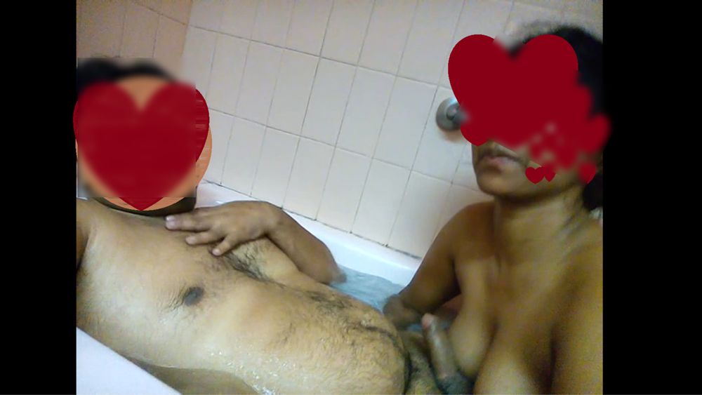 My Whore Teacher Priya sucking my cock (motilal) in bathtub #17