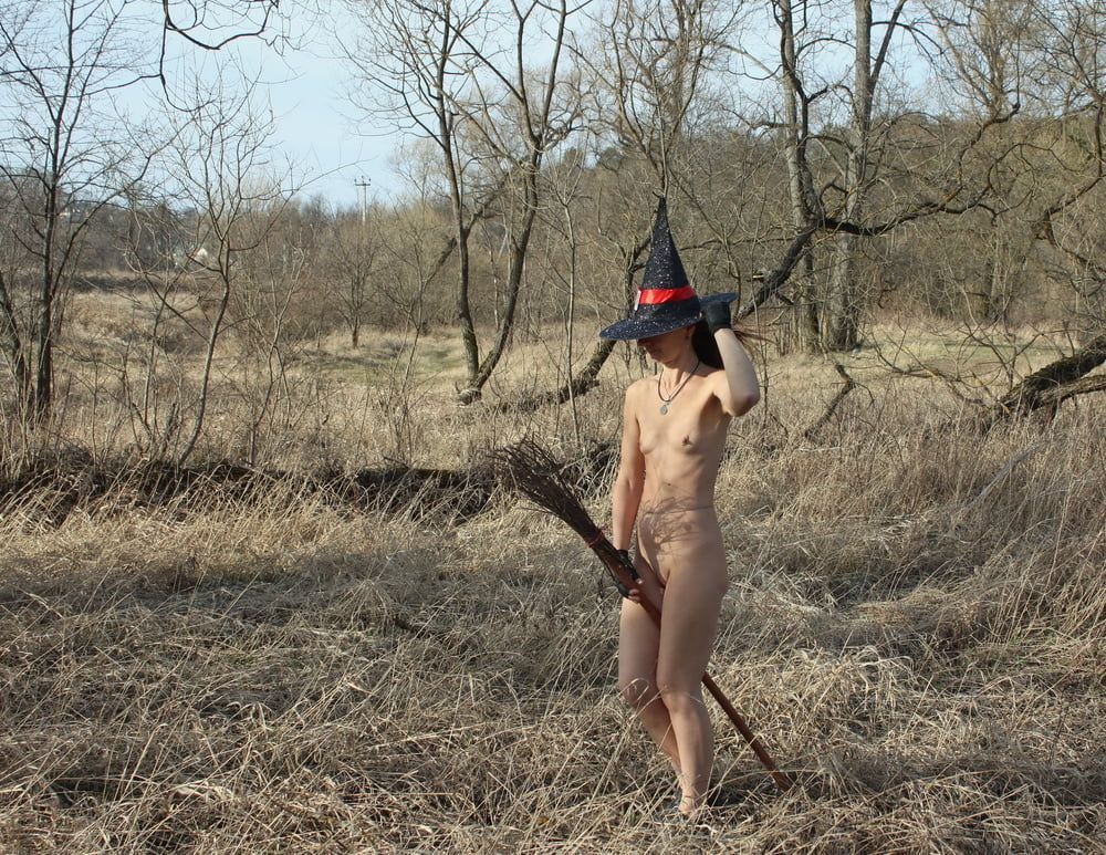 Nude Witch on nature #24