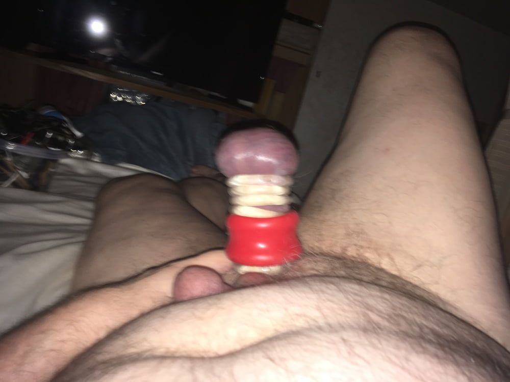 Balls stretched to 6 inches