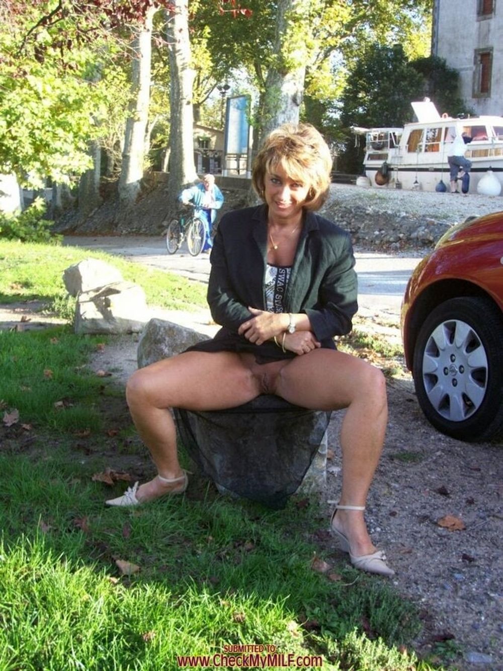 Check My MILF outdoor flashing #16