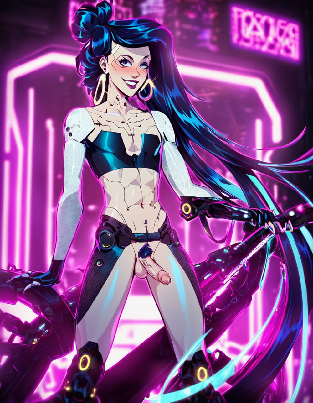 01_Cyberpunk Fashion Femboy (art) #22