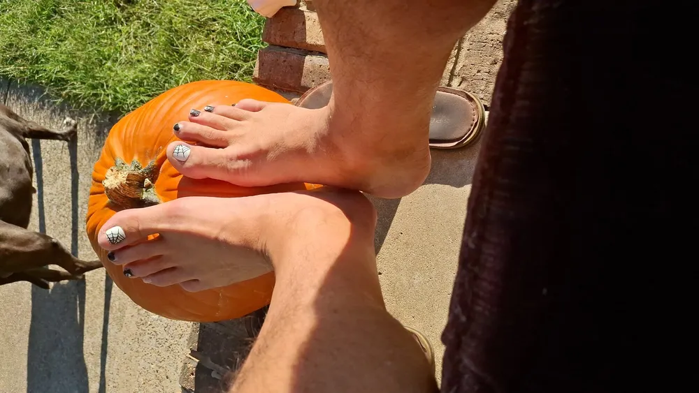 Pumpkin Foot Fetish #25