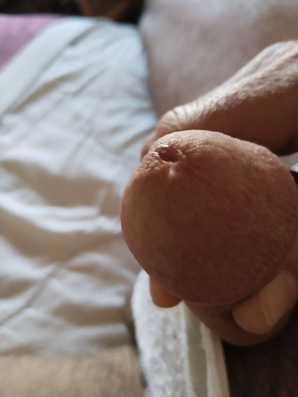 White cotton panties, precum in spoon. #7