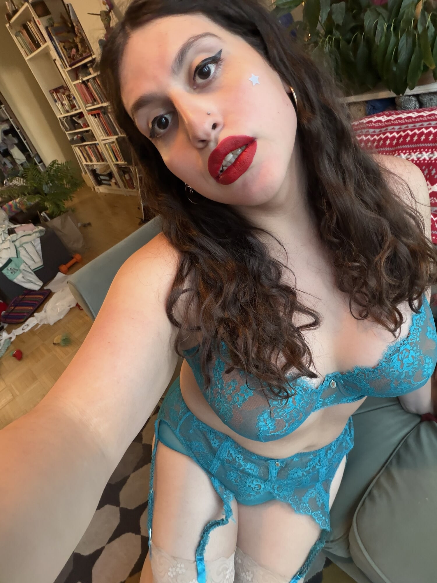Vintage blue lingerie  #13