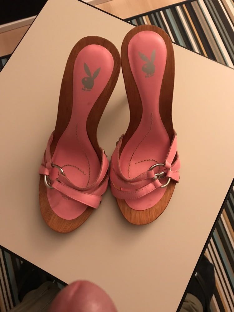 Wooden Playboy Mules #4