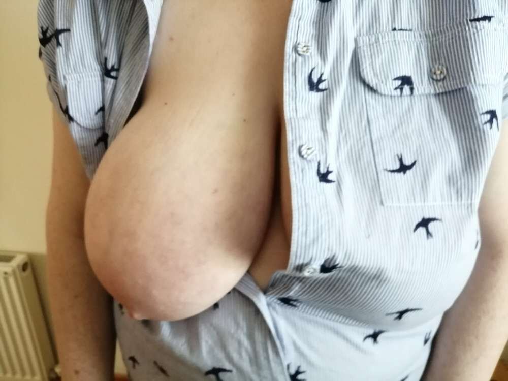 One tit out #2