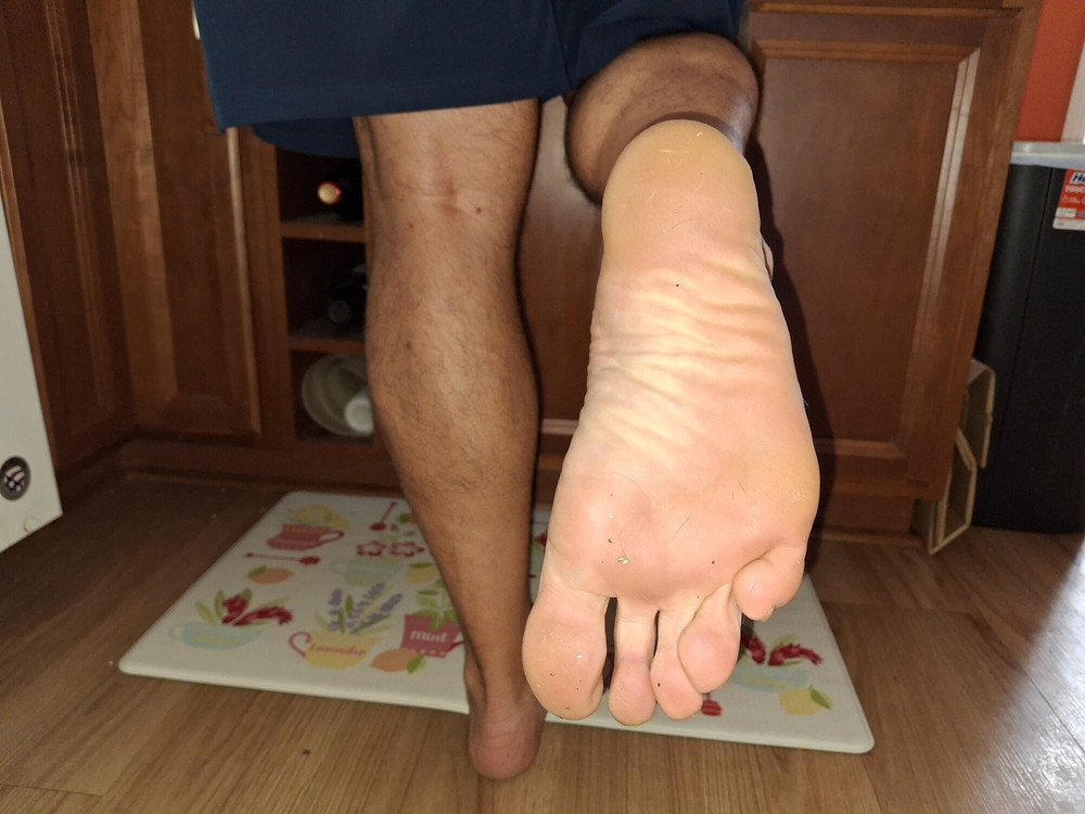 Floor view of my feet  #4