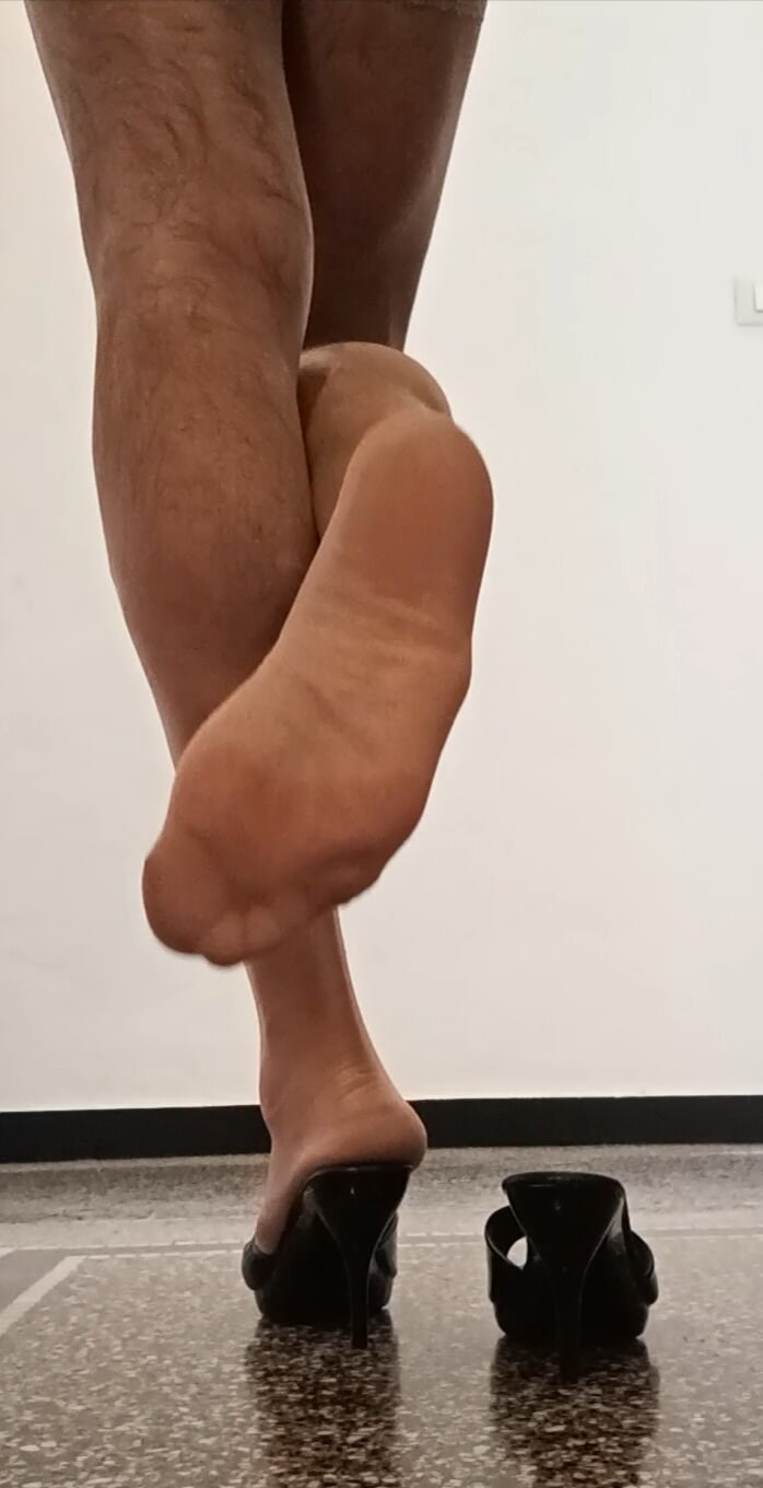 Afternoon in Brown pantyhose  #13