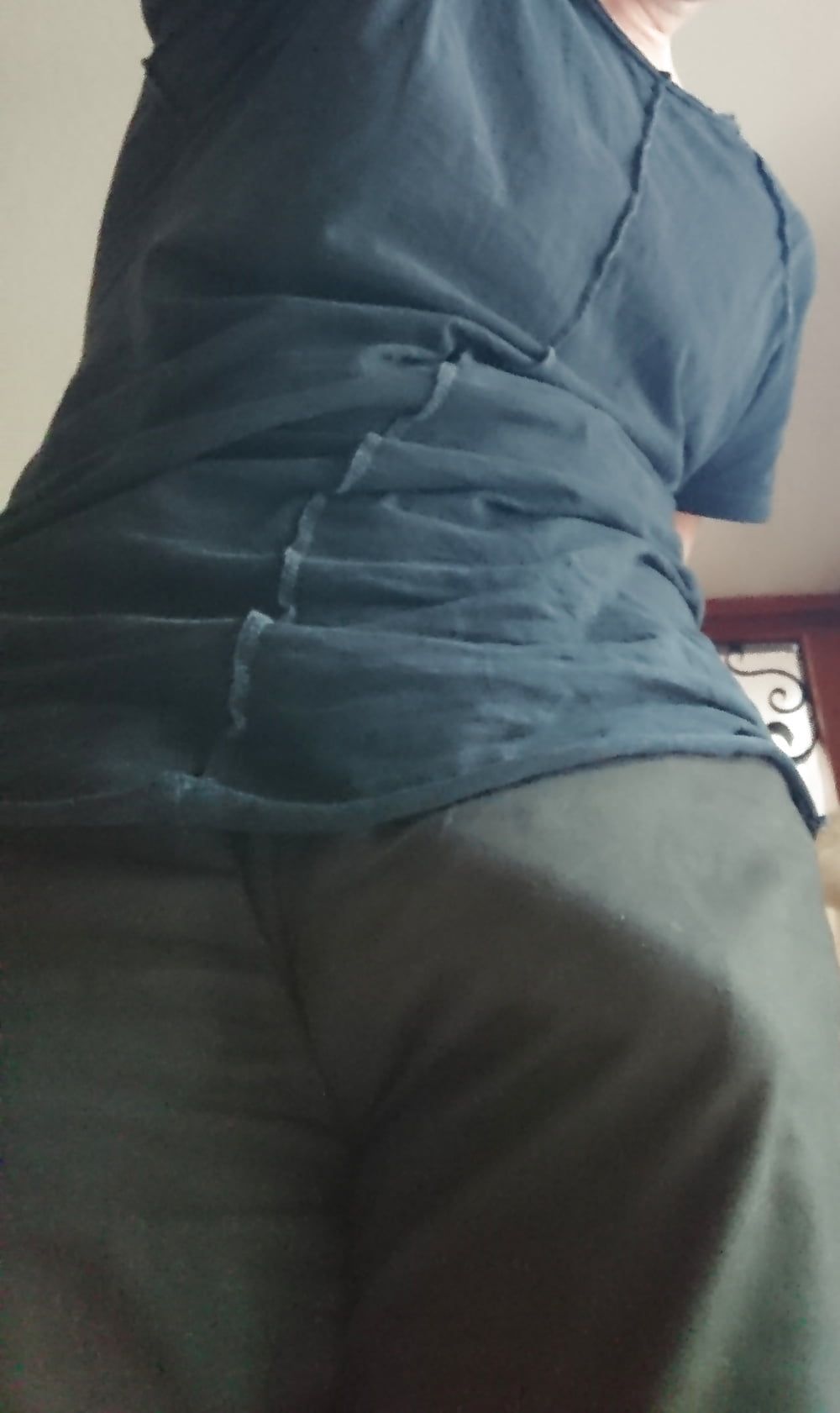 Giant cock in tight jeans #8