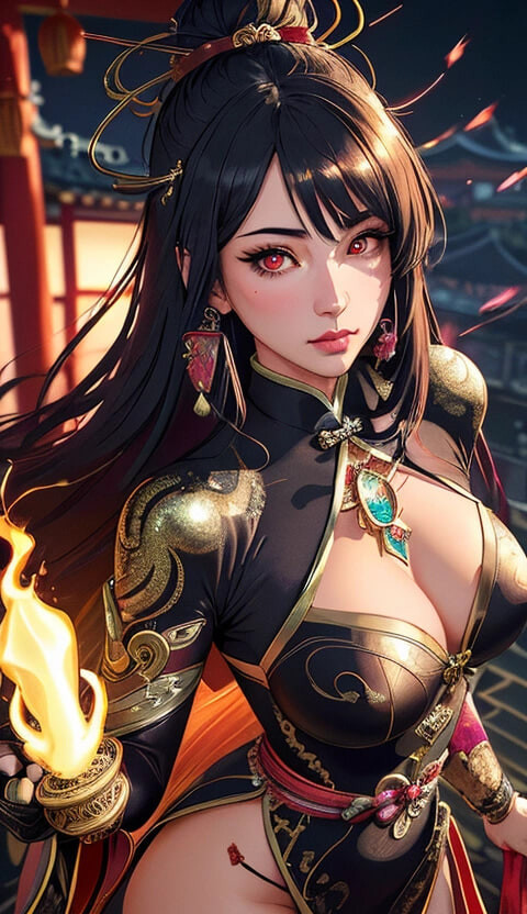chinese temple (Ai models) #7