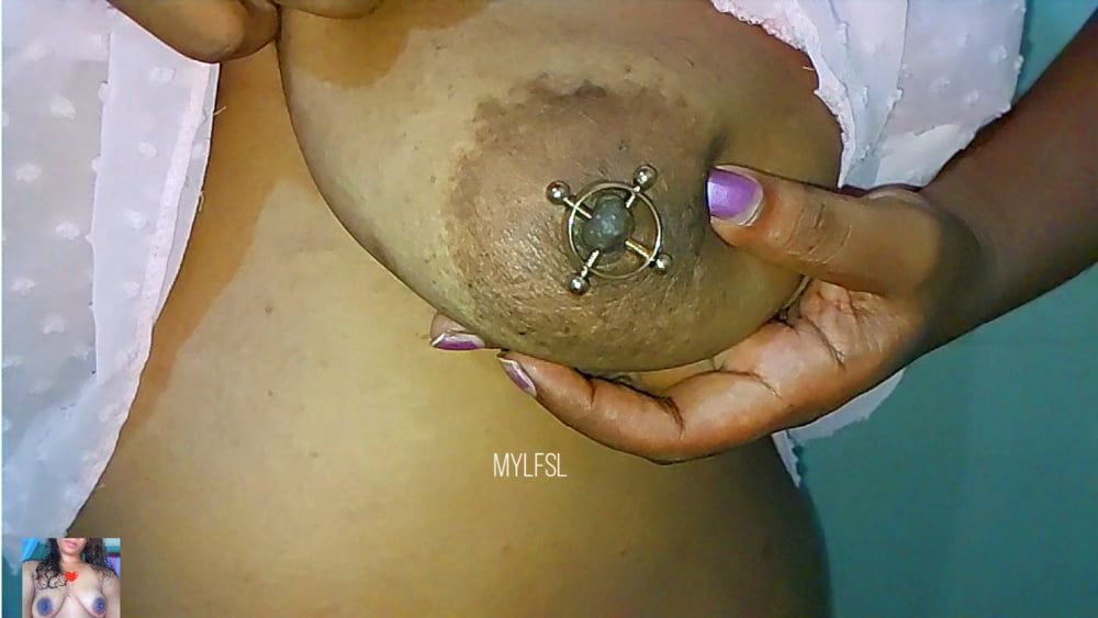 My big natural tits with Nipple Ring  #15
