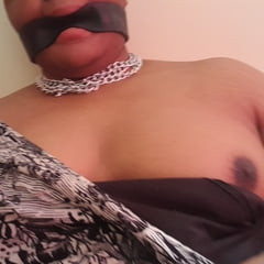 BBW Trans Chained and Gagged