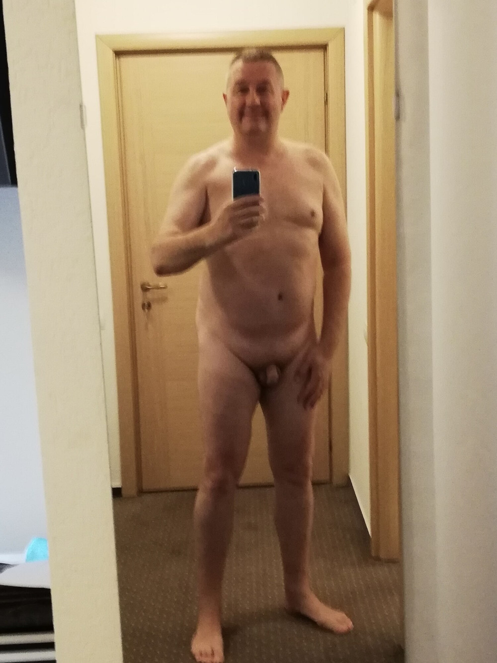 Naked daddy in the mirrir #4