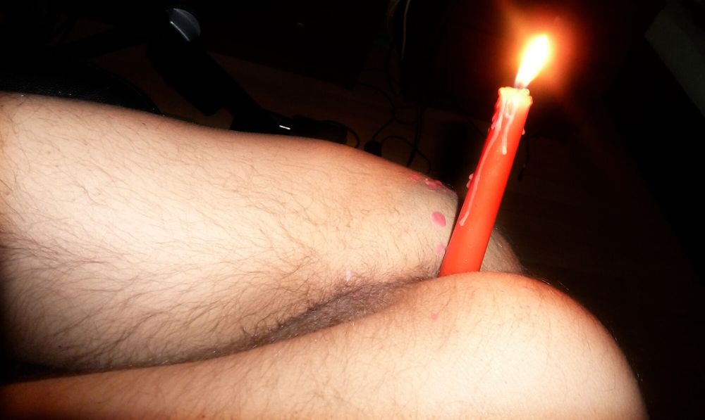 Candle in ass #4