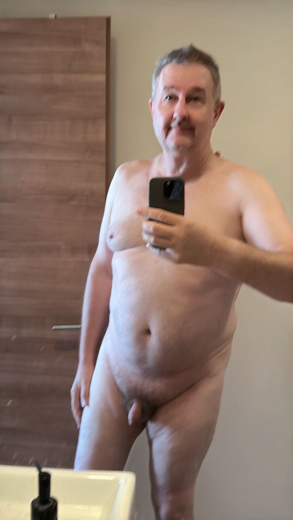 Cool daddy naked in the mirror #22