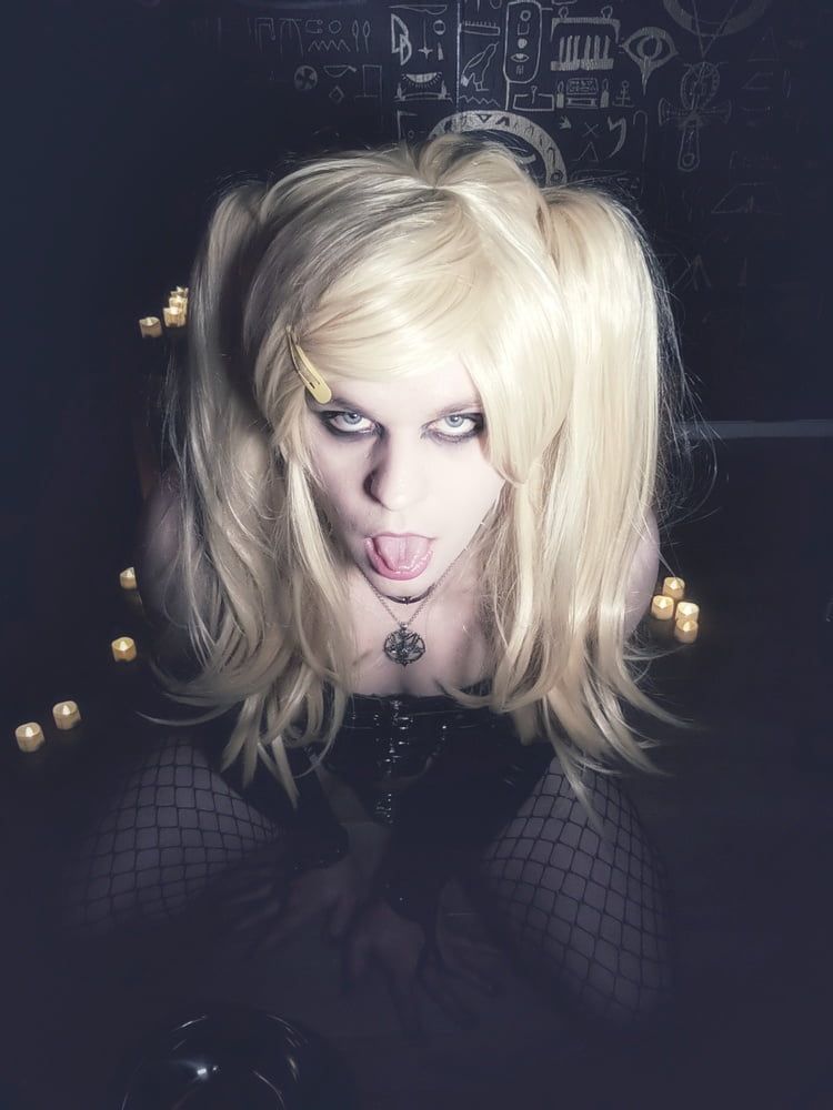 Dark Goth Sissy - Gothic CD Tranny Femboy #11