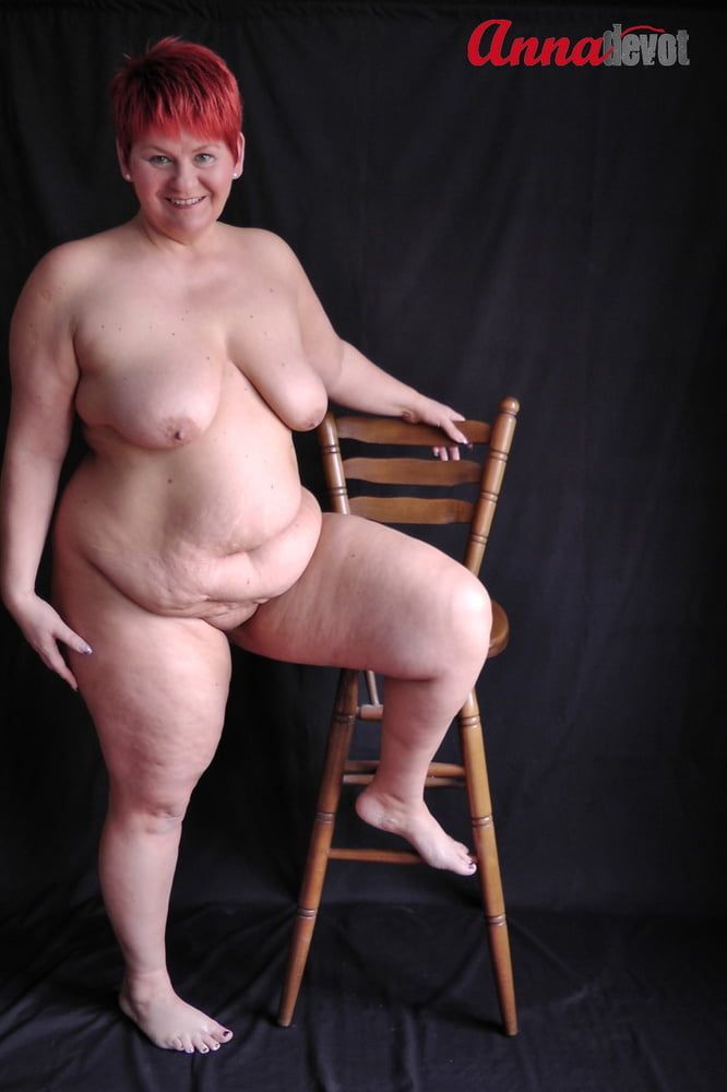  Naked posing at the bar stool #5