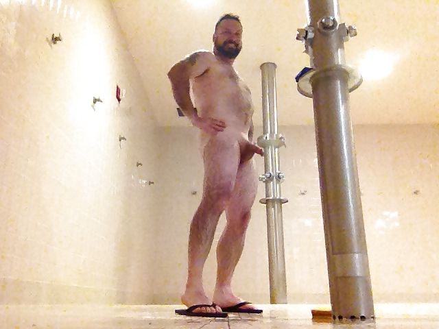 Some public shower strip pics