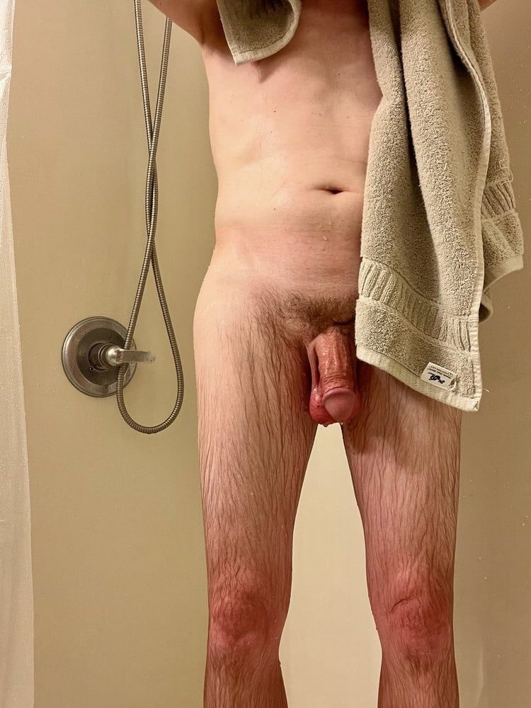 Shower Scenes - My Soft Cock and Ass in the Shower #15