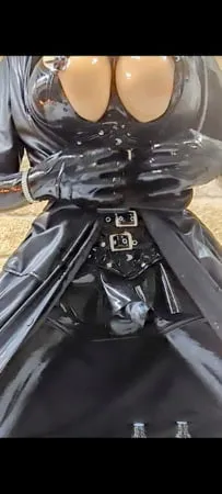 alison in rubber         