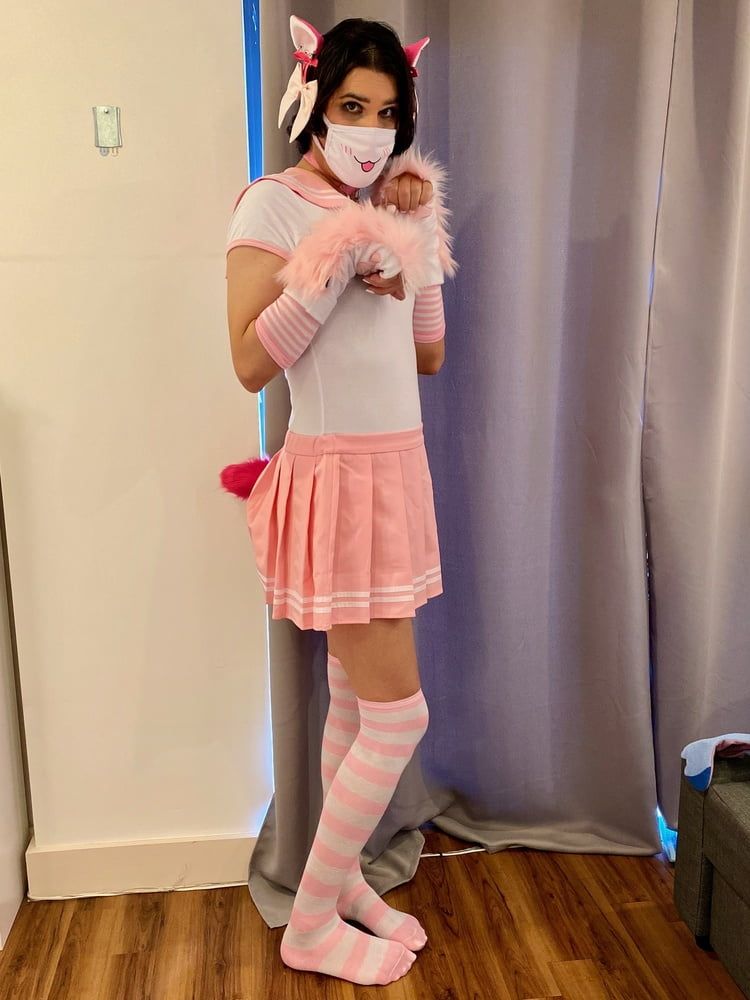 Pink Seifuku Catgirl #24