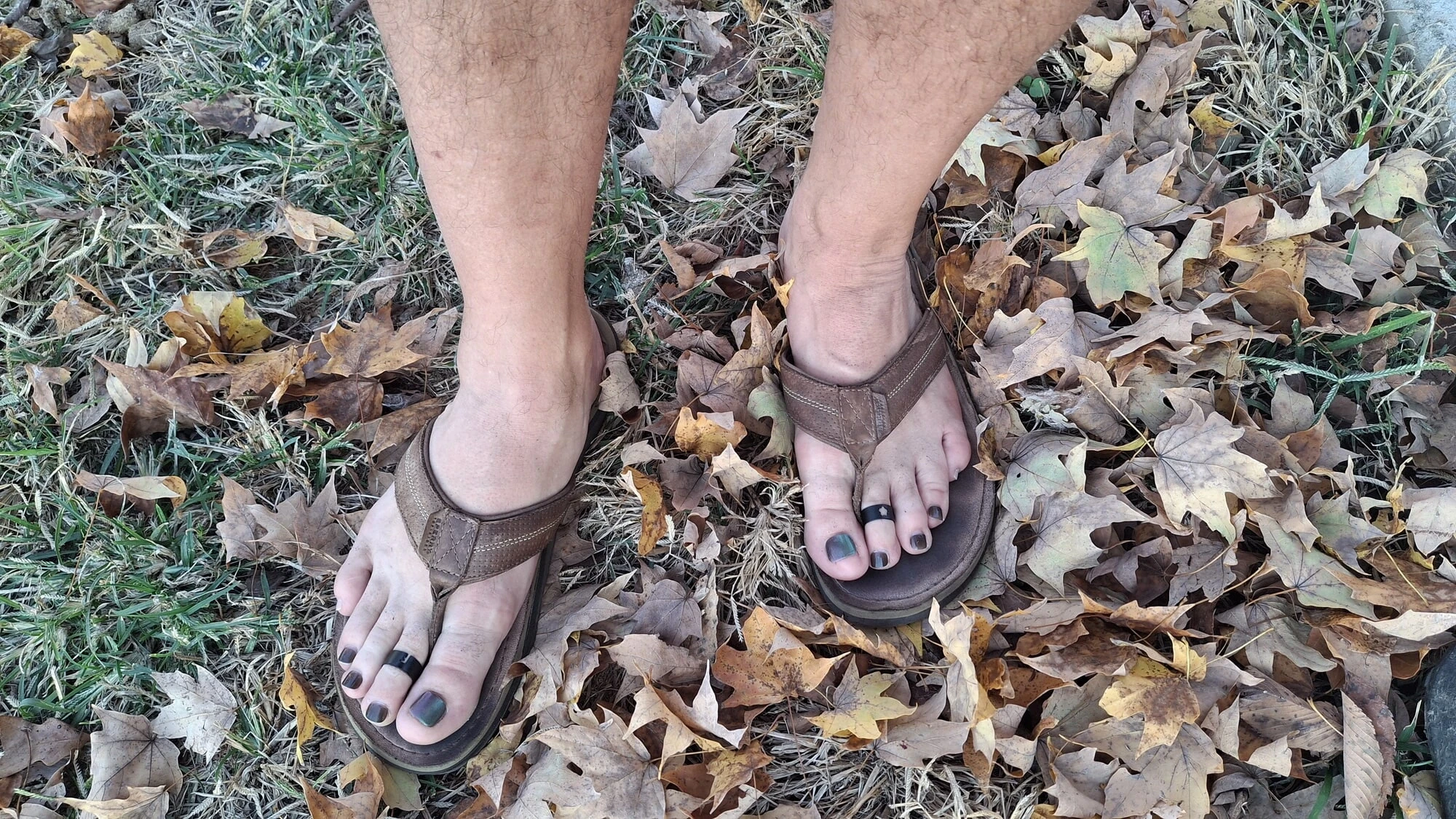Feet in the leaves #3