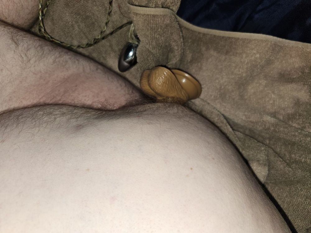 Dildos in my chub ass #4