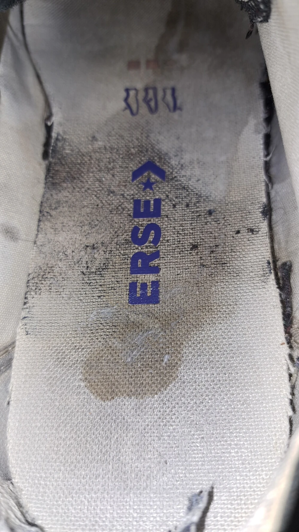 My girlfriends sweaty shoes filled with cum #4