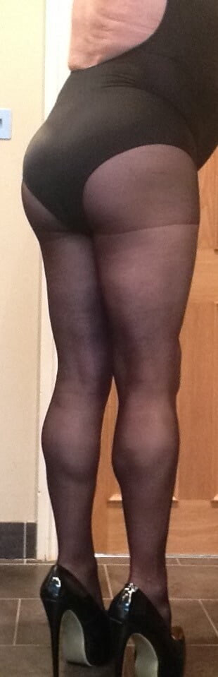 sexy legs in sheer tights #10