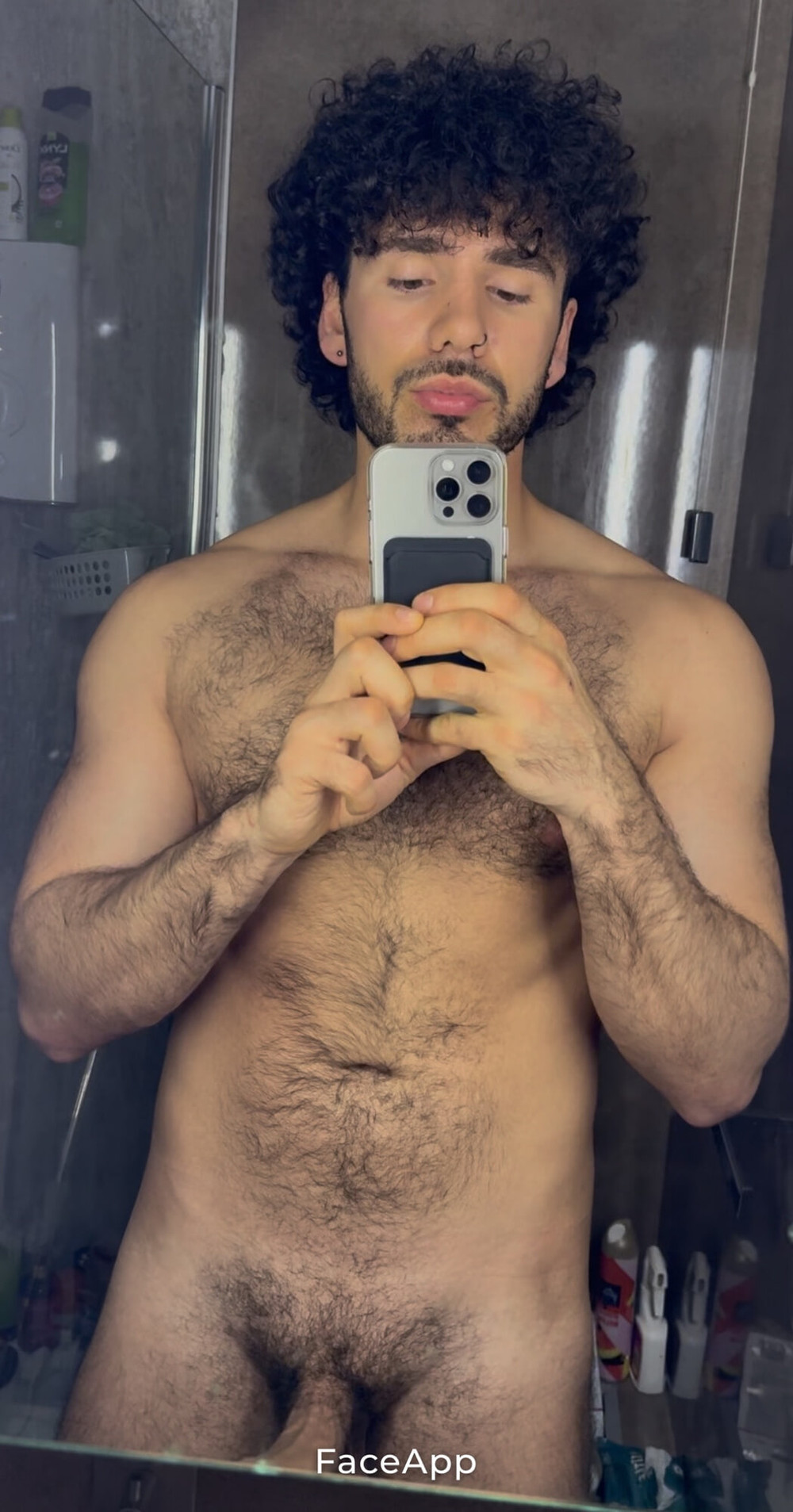 Hot curly muscular boy #5