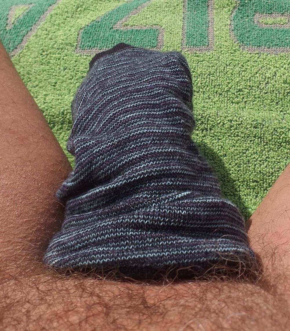 Dick, Socks and my Cum #30