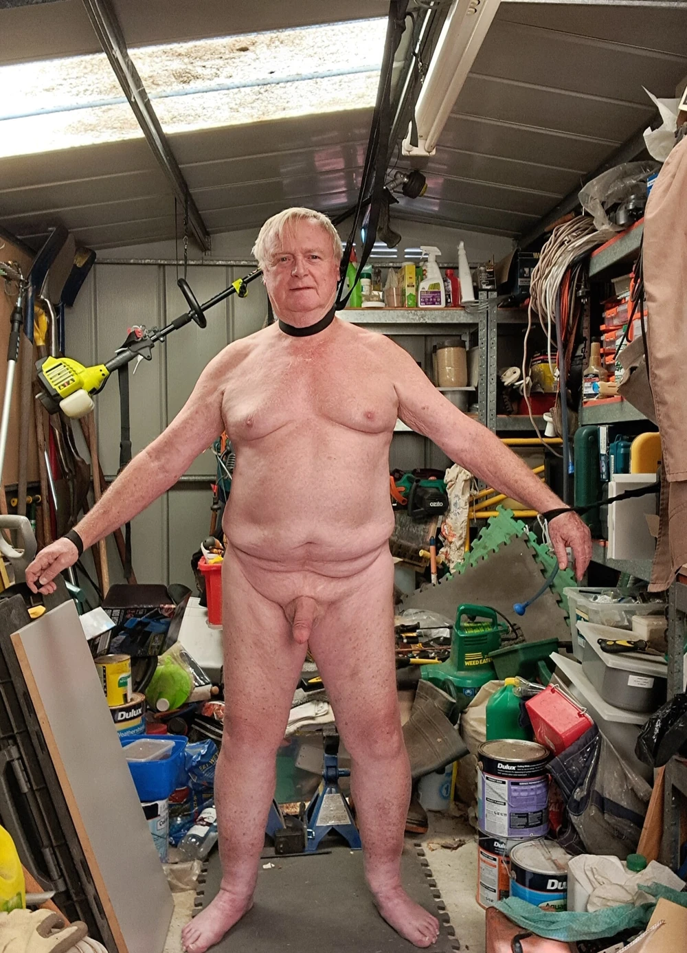 bondage in the shed