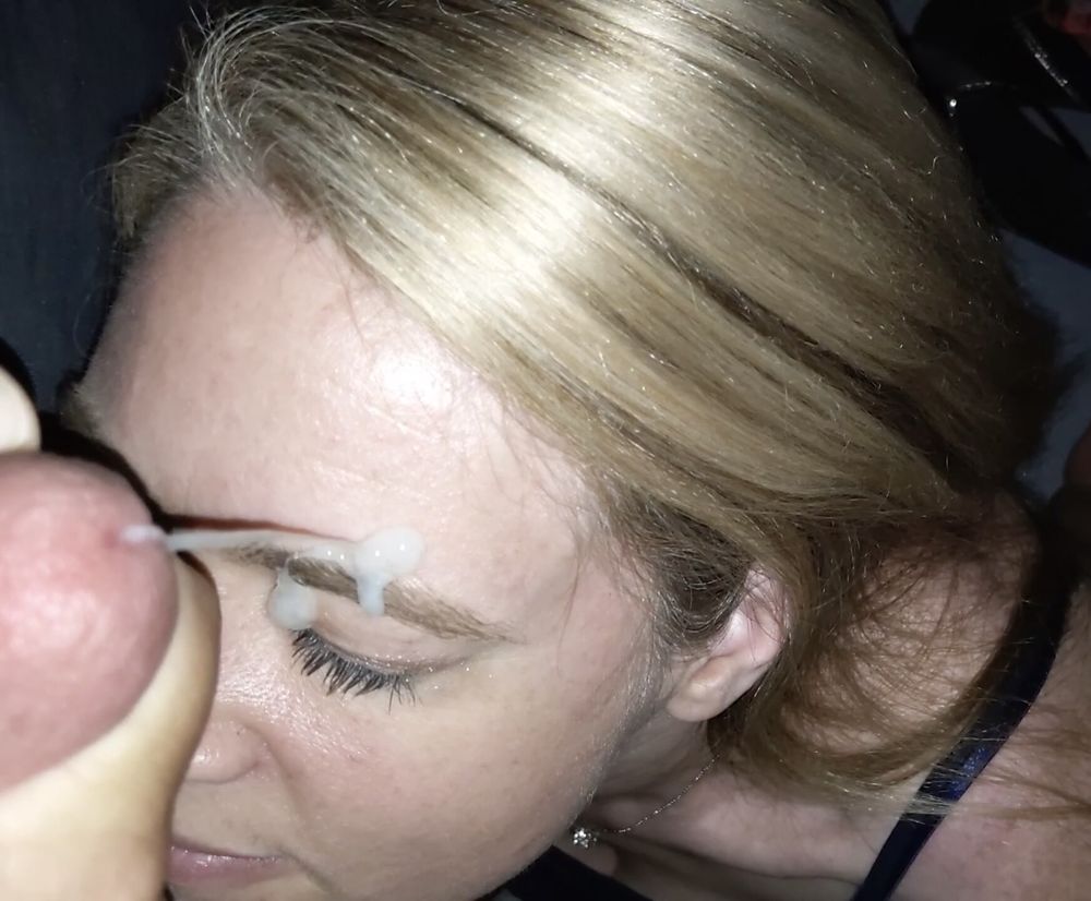 Emily’s cum facial collection #12