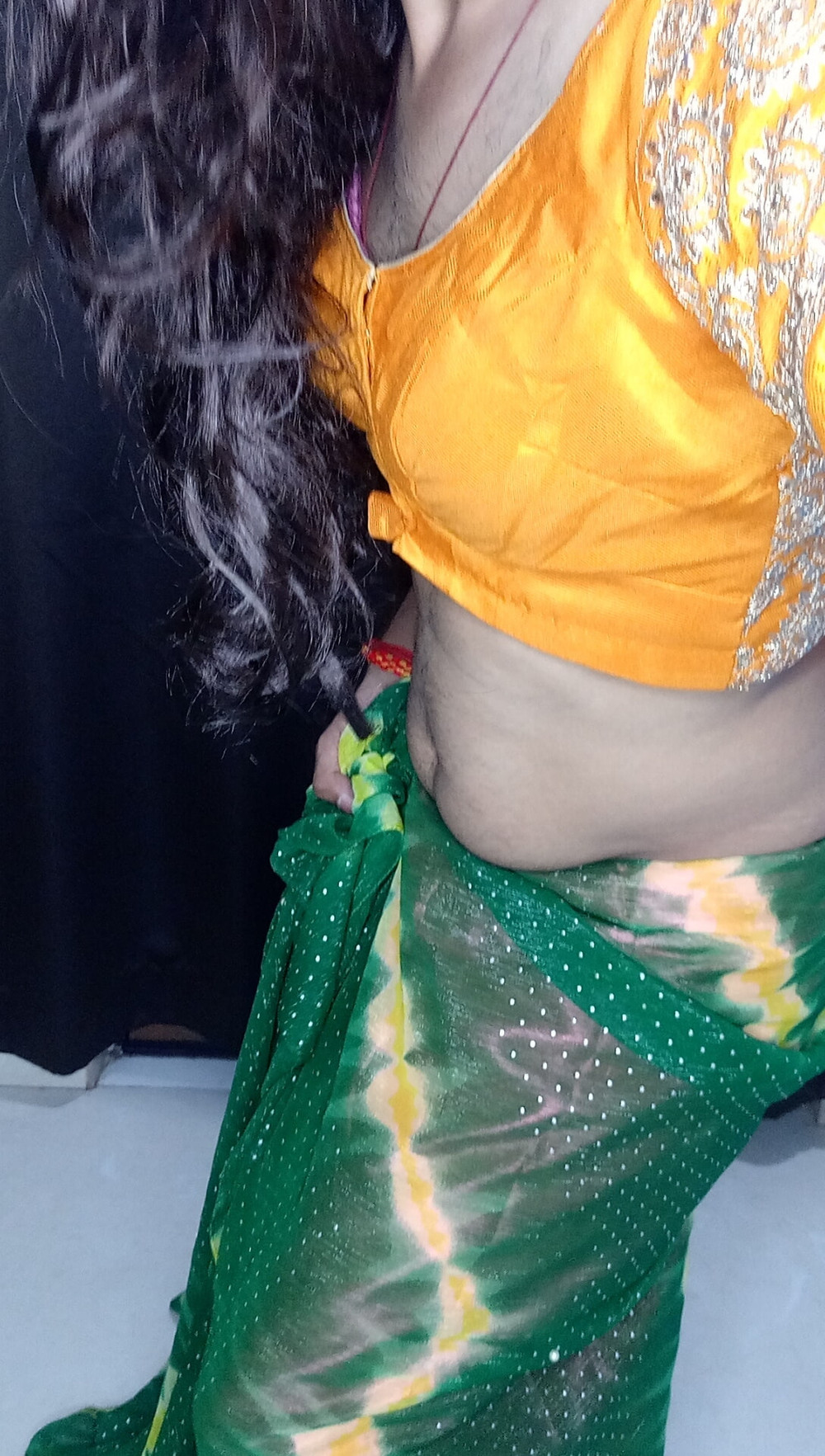 My stepmom last night wear this saree  #33