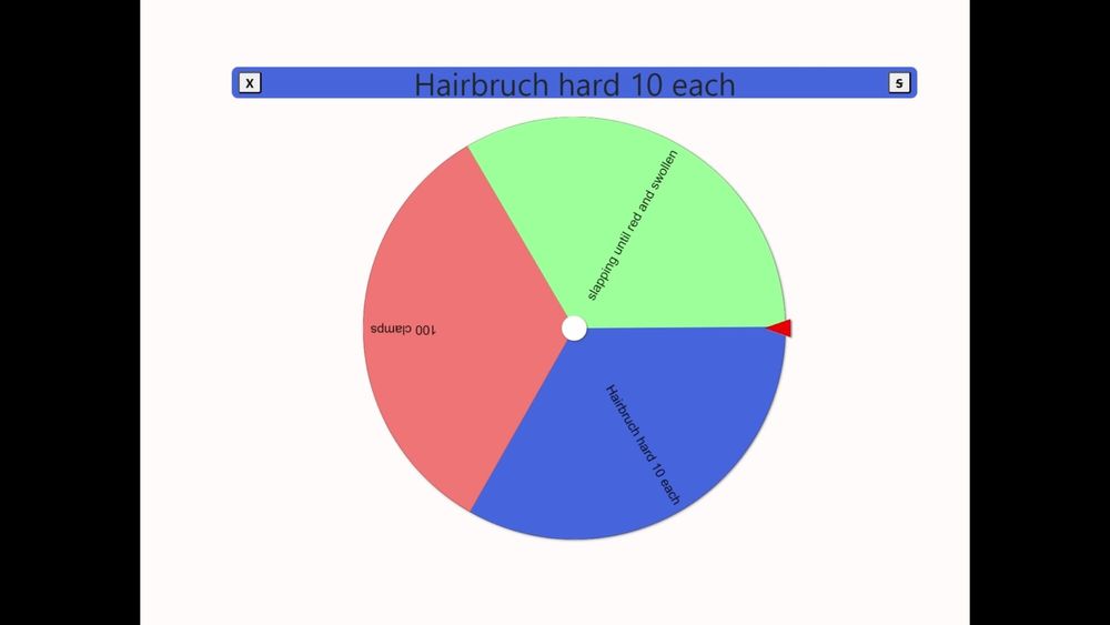 The tit torture wheel - game #59