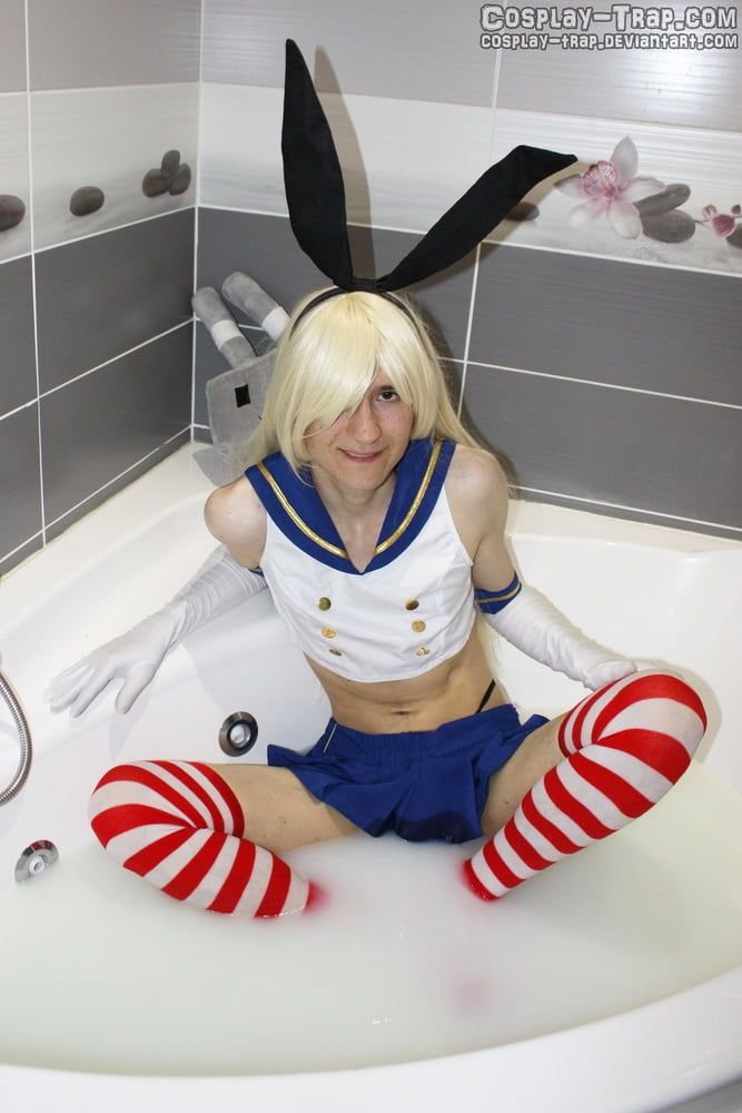  Crossdress cosplay wet Shimakaze #7