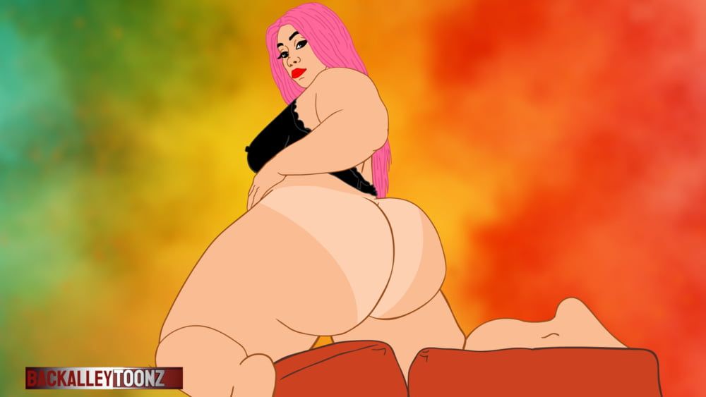 Backalleytoonz Big booty cartoons made for you 4