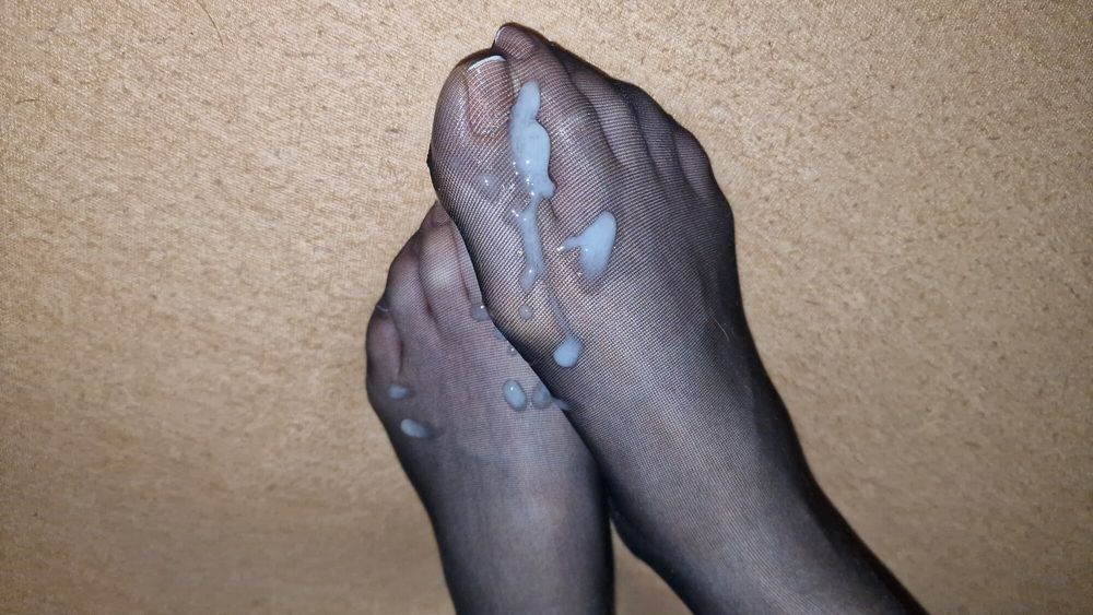 Semen on wife&#039;s feet all the time #3