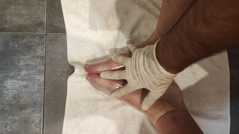 Playing with gloves and condoms #2