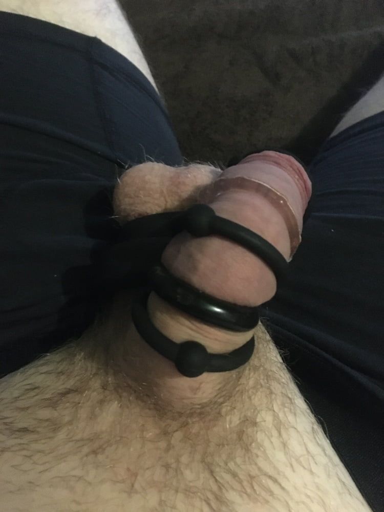 Tied Up Cock And Balls with Rings #11