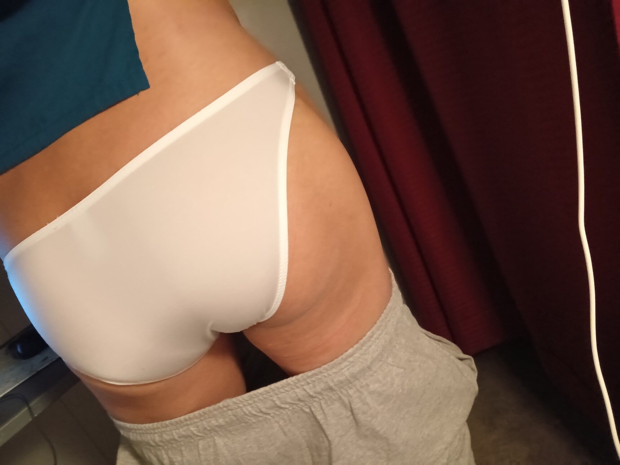 Hot asian gay showing off his tight butt wearing shorts and  #18