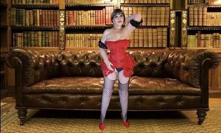 carmen angels librarian in red         