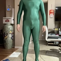 Green Amoresy Spandex Suit
